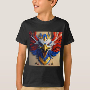 " camiseta infantil con diseño de logotipo de águi