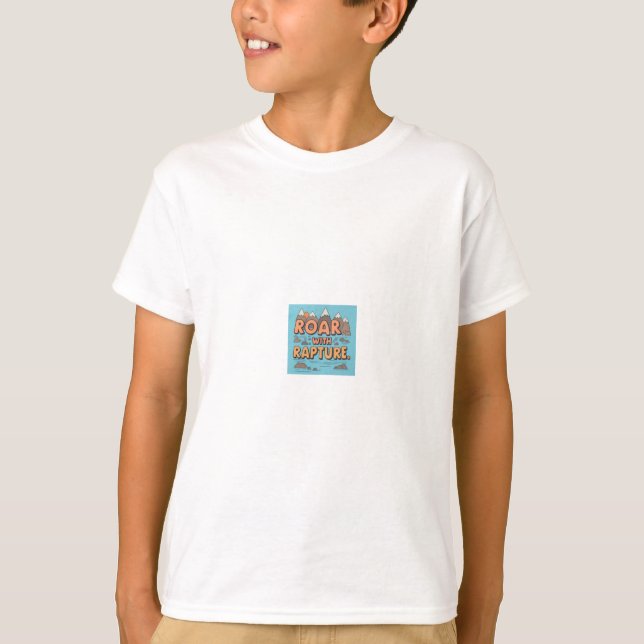 Camiseta infantil con el diseño de "Roar con el ra (Anverso)