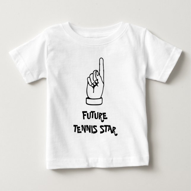 Camiseta infantil con lema de tenis humorístico (Anverso)
