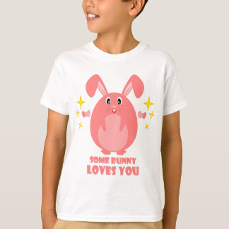 Camiseta infantil con un conejo lindo