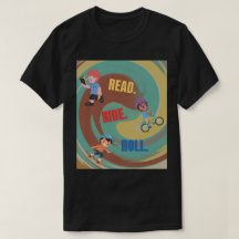 Camiseta infantil con un diseño colorido.