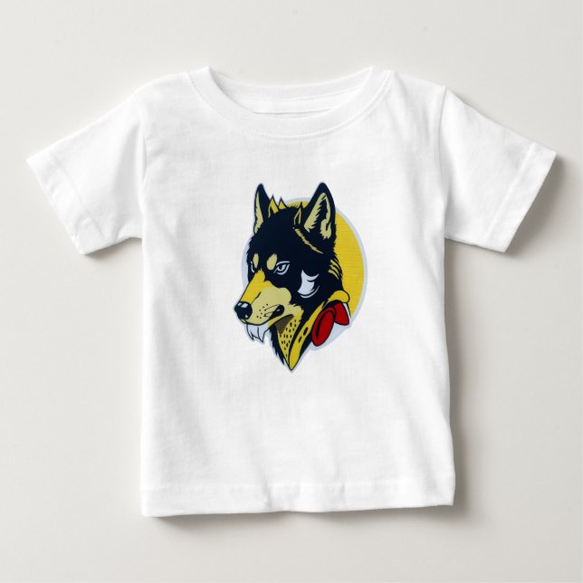 Camiseta infantil Cool Wolf  (Anverso)