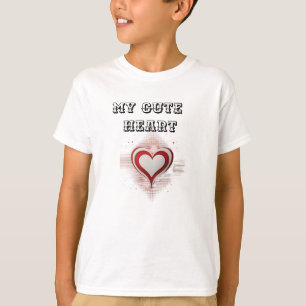 Camiseta infantil Corazón Adorable: Difunde Amor p