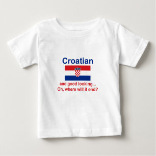Camiseta infantil croata apuesta