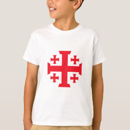 Camiseta infantil Cruz de Jerusalén de los Templar