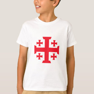 Camiseta infantil Cruz de Jerusalén de los Templar