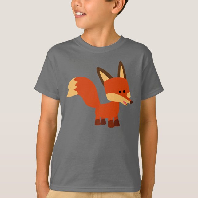 Camiseta Infantil Cute Astute Personalizado Fox (Anverso)