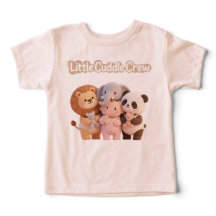 Camiseta infantil de amigos animales lindos