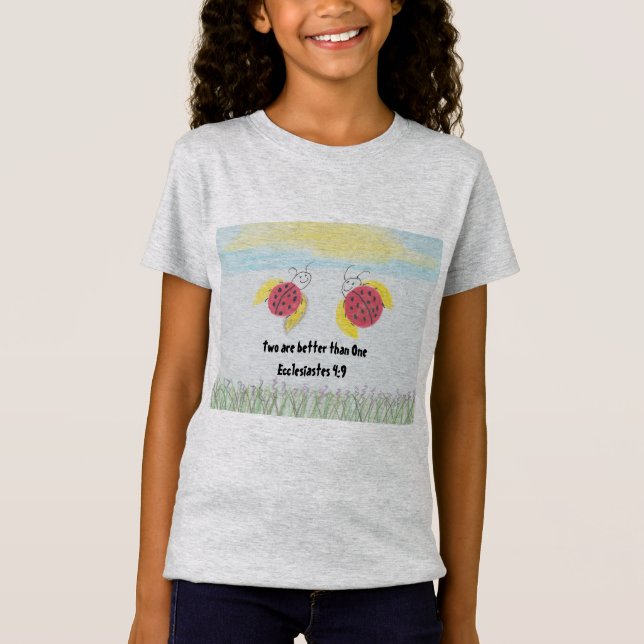 Camiseta infantil de amistad 'Dos son mejores que  (Anverso)