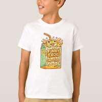 Camiseta infantil de batido de rana funky