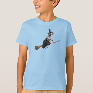 Camiseta infantil de Bruja Dálmata Divertida