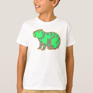 Camiseta infantil de carpincho neon – divertido an