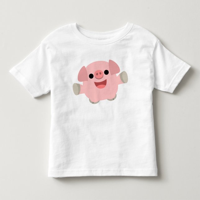 Camiseta infantil de cerdo Personalizado (Anverso)