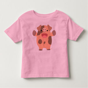 Camiseta infantil de cerdo Personalizado amigable