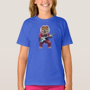 Camiseta infantil de Chow Chow lindo estrella de r