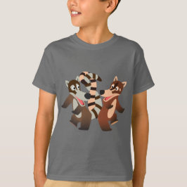 Camiseta infantil de coatimundis de dibujos animad