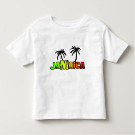 Camiseta infantil de cocoteros de Jamaica
