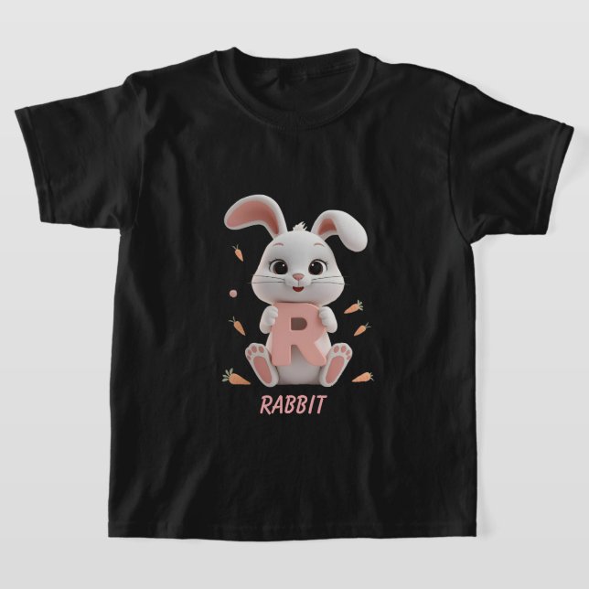 Camiseta infantil de conejo lindo | R es para el a (Distribución)