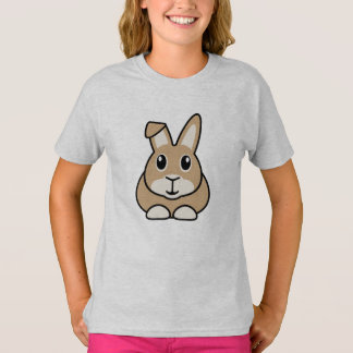 Camiseta infantil de conejo personalizado