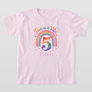 Camiseta infantil de cumpleaños personalizada Rain