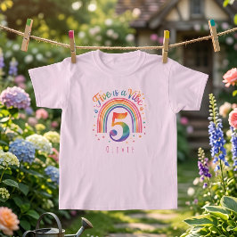 Camiseta infantil de cumpleaños personalizada Rain