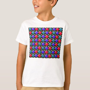 Camiseta infantil de diamantes brillantes