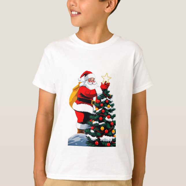 Camiseta infantil de dibujos animados de decoració (Anverso)