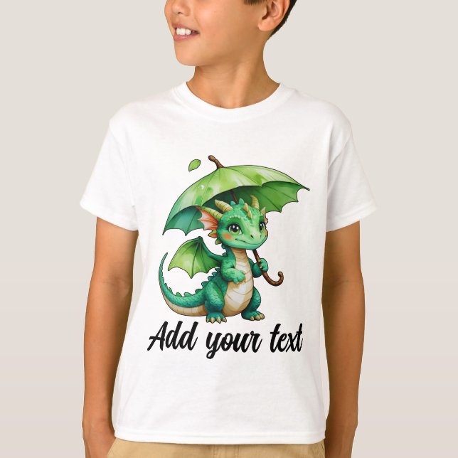 Camiseta infantil de dragón de fantasía (Anverso)