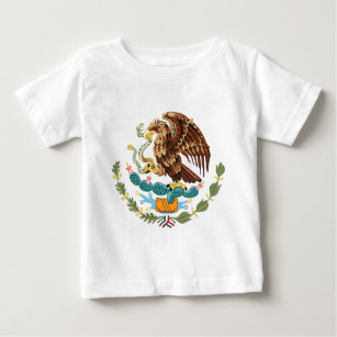 Camiseta Infantil de Escudo de México