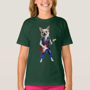 Camiseta infantil de estrella de rock de Chihuahua