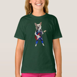 Camiseta infantil de estrella de rock de Chihuahua