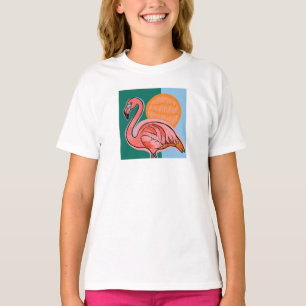 Camiseta infantil de flamenco