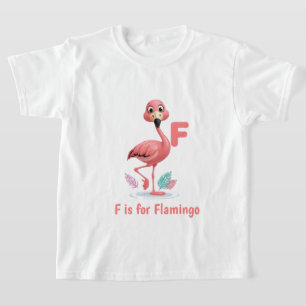 Camiseta infantil de flamenco lindo F es para fl