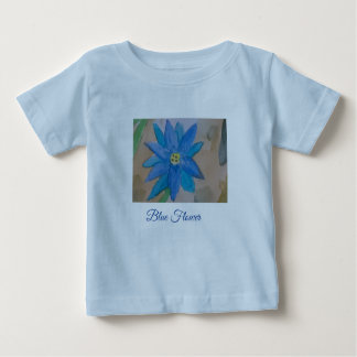 Camiseta infantil de Flor Azul
