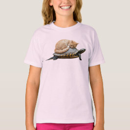Camiseta infantil de gatito atigrado lindo