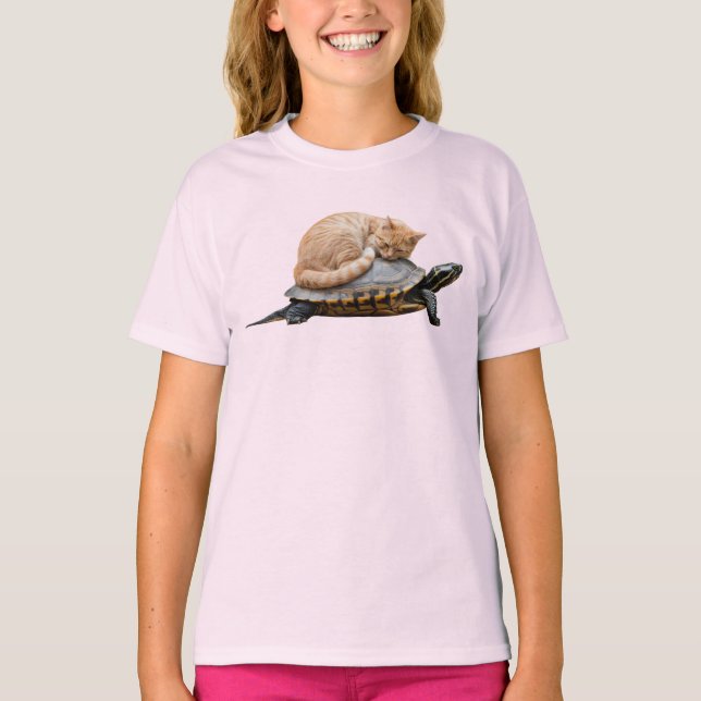 Camiseta infantil de gatito atigrado lindo (Anverso)