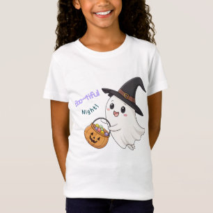 Camiseta infantil de Halloween de fantasma lindo
