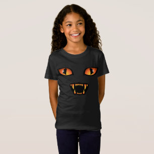 Camiseta infantil de Halloween de gato negro espel