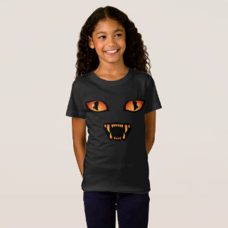 Camiseta infantil de Halloween de gato negro espel