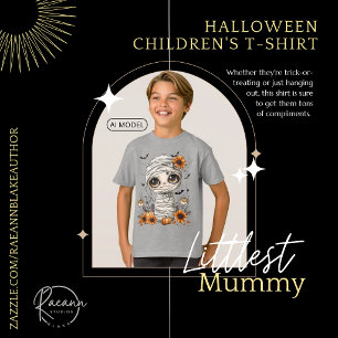 Camiseta infantil de Halloween de la pequeña momia