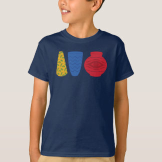 Camiseta infantil de jarrones egipcios modernos