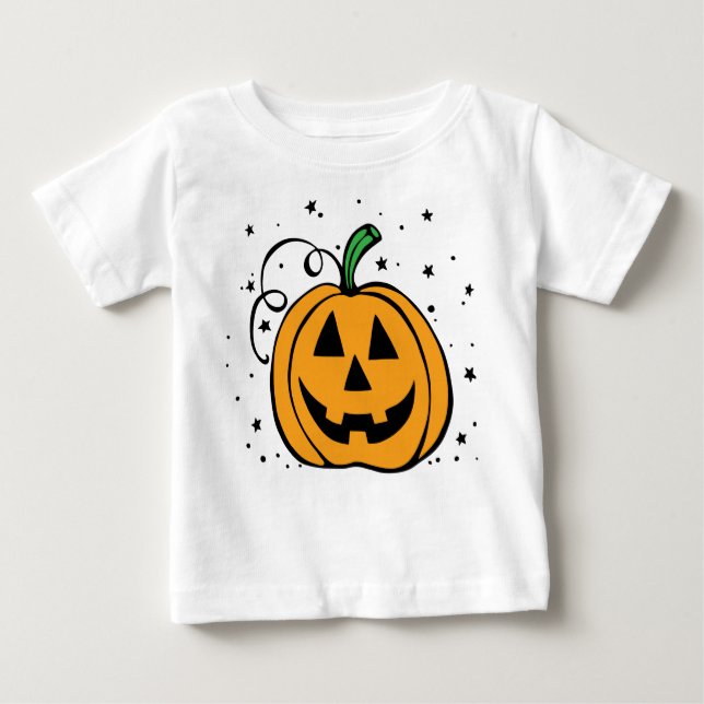 Camiseta infantil de la calabaza (Anverso)