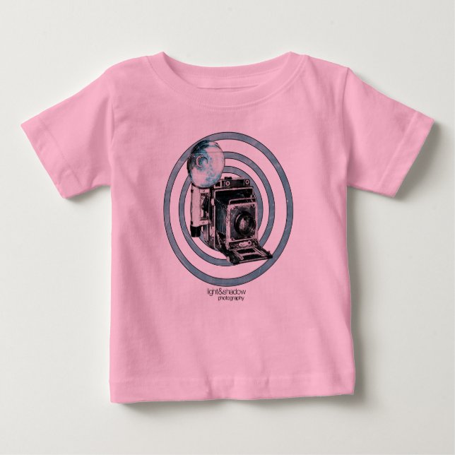 Camiseta infantil de la "cámara retra" (Anverso)
