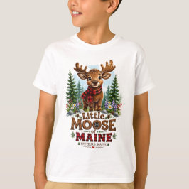 Camiseta infantil de Little Moose de Fryeburg Main