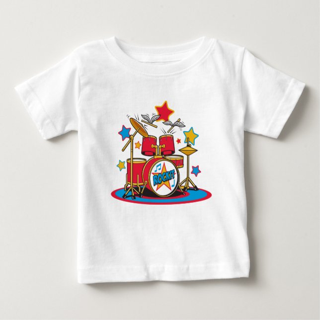 Camiseta infantil de los palillos del vuelo de (Anverso)