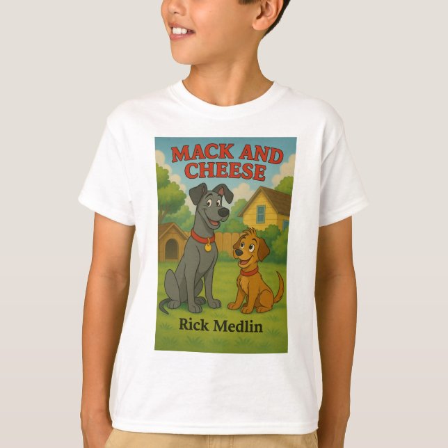 Camiseta infantil de Mack y Queso (Anverso)