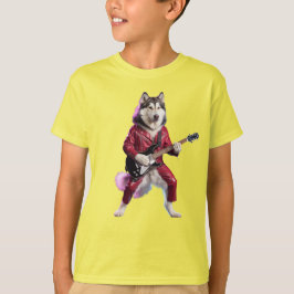 Camiseta infantil de Malamute Rock Star