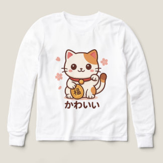 Camiseta Infantil de Manga Larga Tri-blend Bella+C