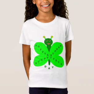 Camiseta infantil de mariposa del día de San Patri