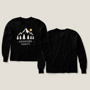 Camiseta infantil de montaña Aventura Espera